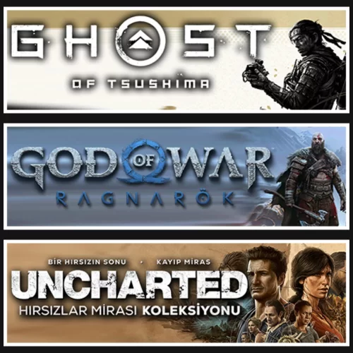  Ghost Of Tsushima +Ragnarök +Uncharted